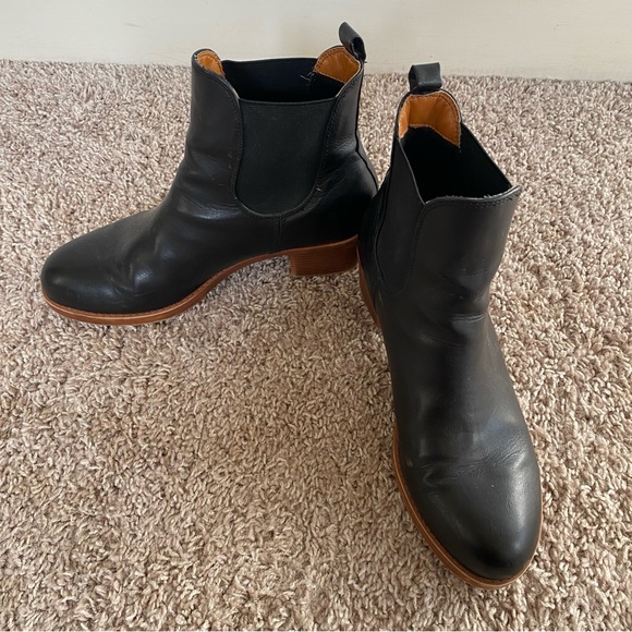 Black and Brown European Ankle Booties Size 41 Size 10.5 - Picture 10 of 11